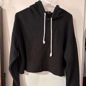 Wild Fable Black Cropped Hoodie